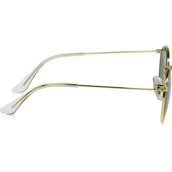 imageRayBan Kids RJ9547S Metal Round SunglassesLegend GoldGreen Polarized