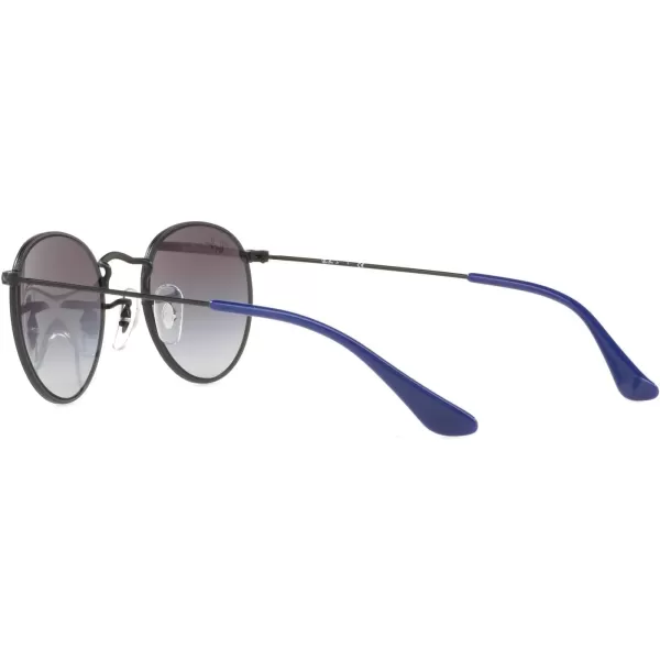 imageRayBan Kids RJ9547S Metal Round SunglassesMatte BlackLight Grey Gradient Dark Grey