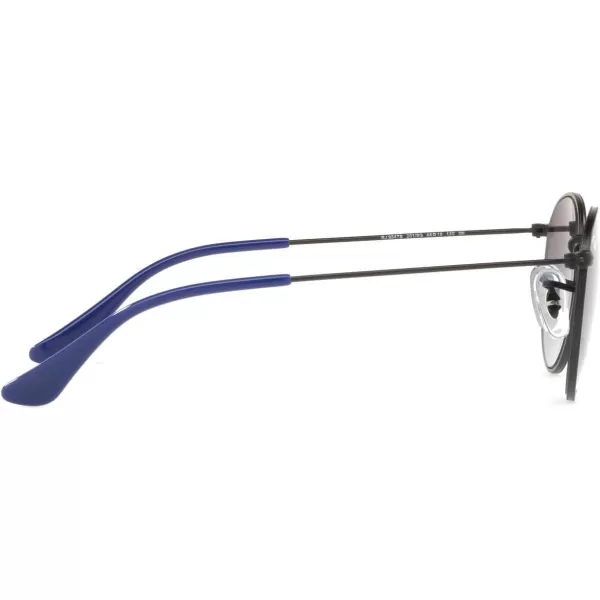 imageRayBan Kids RJ9547S Metal Round SunglassesMatte BlackLight Grey Gradient Dark Grey