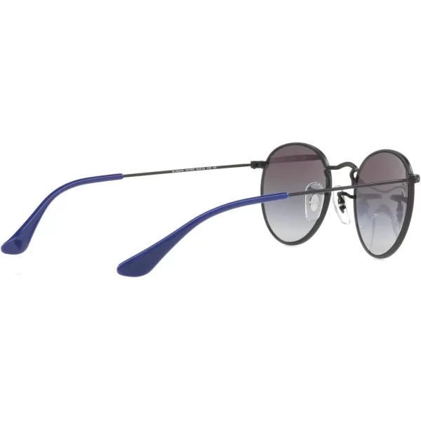 imageRayBan Kids RJ9547S Metal Round SunglassesMatte BlackLight Grey Gradient Dark Grey
