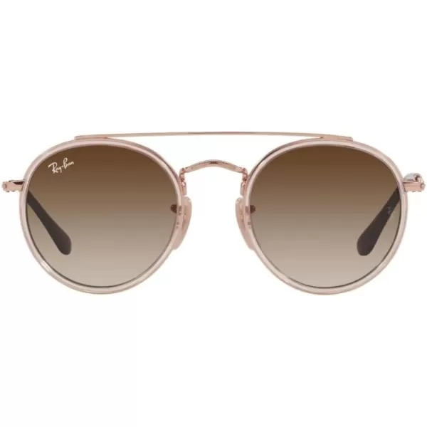 imageRayBan Kids RJ9647S Metal Round SunglassesLight BrownGradient Brown