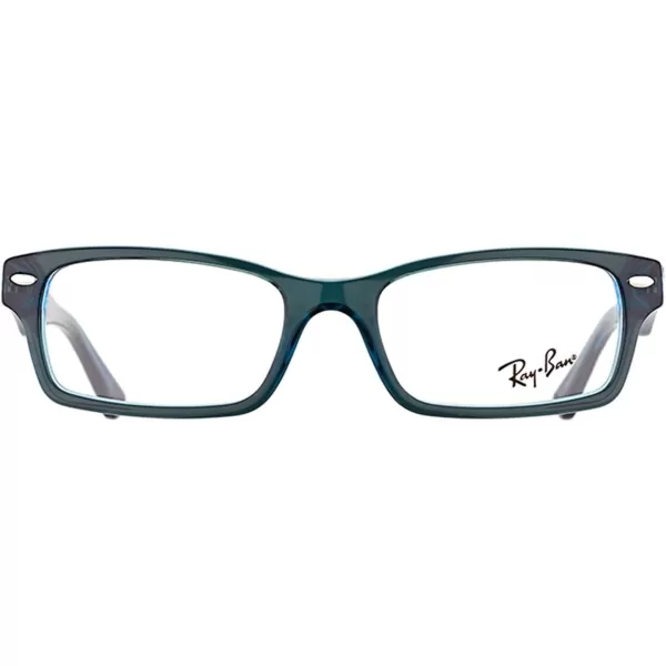 imageRayBan Kids Ry1530 Rectangular Prescription Eyeglass FramesBlue on Blue FluorescentDemo Lens