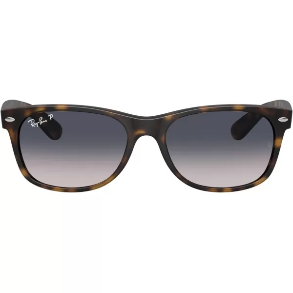 imageRayBan RB2132 New Wayfarer Square SunglassesRubber HavanaBlue Gradient Polarized