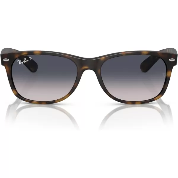 imageRayBan RB2132 New Wayfarer Square SunglassesRubber HavanaBlue Gradient Polarized
