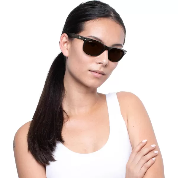 imageRayBan RB2132 New Wayfarer Square SunglassesTortoisePolarized B15 Brown