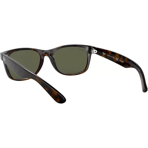 imageRayBan RB2132 New Wayfarer Square SunglassesTortoisePolarized Green