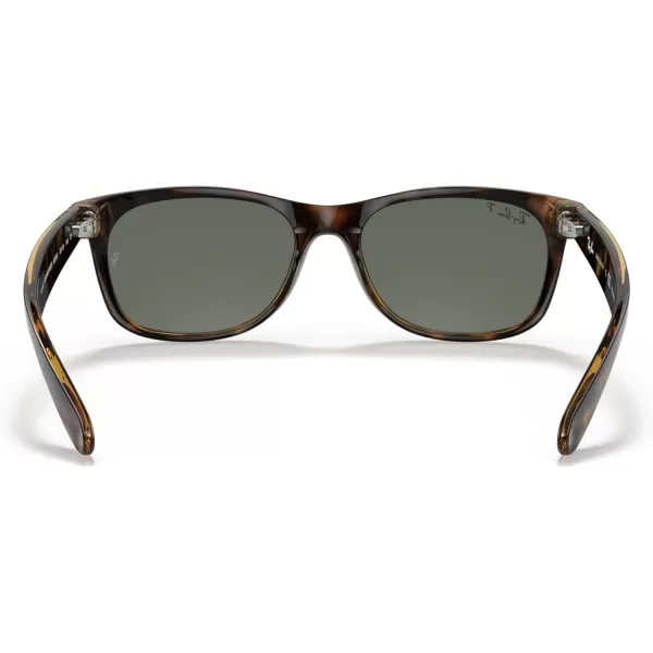 imageRayBan RB2132 New Wayfarer Square SunglassesTortoisePolarized Green