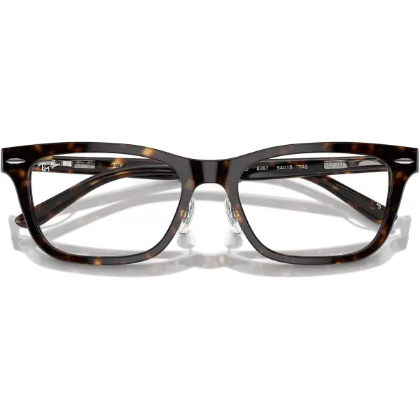 imageRayBan Rx5426d Rectangular Prescription Eyewear FramesHavanaDemo Lens