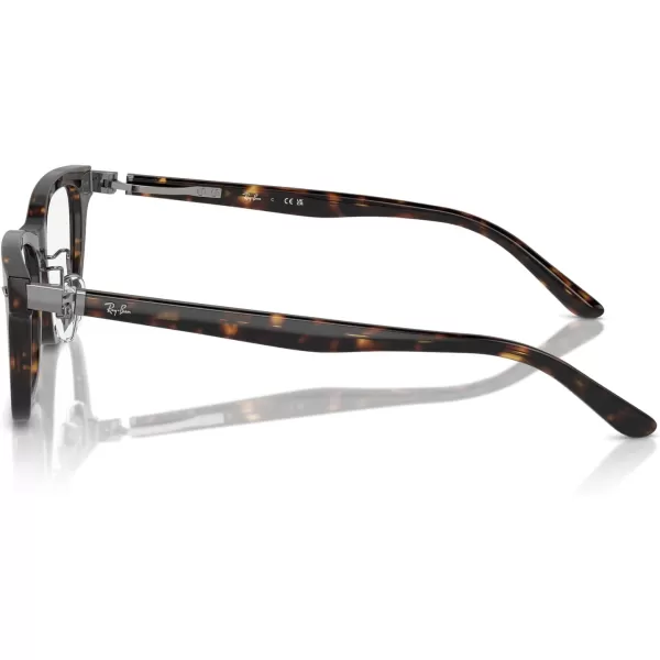 imageRayBan Rx5426d Rectangular Prescription Eyewear FramesHavanaDemo Lens