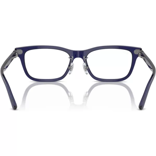 imageRayBan Rx5426d Rectangular Prescription Eyewear FramesTransparent BlueDemo Lens