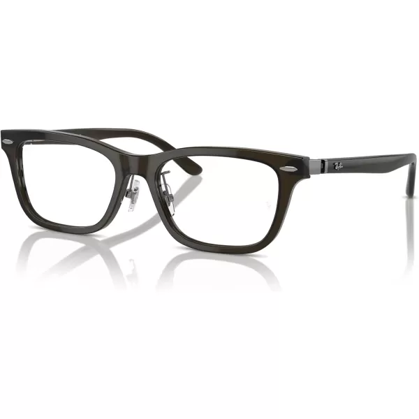 imageRayBan Rx5426d Rectangular Prescription Eyewear FramesTransparent GreenDemo Lens
