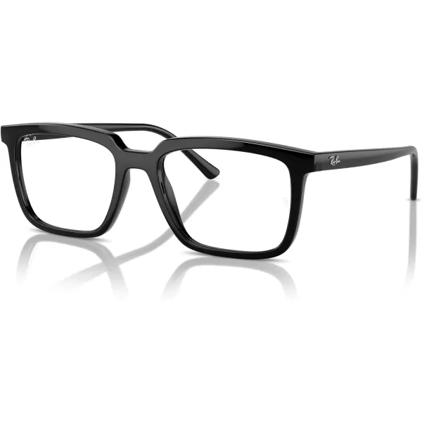 imageRayBan Rx7239 Alain Rectangular Prescription Eyewear FramesBlackDemo Lens