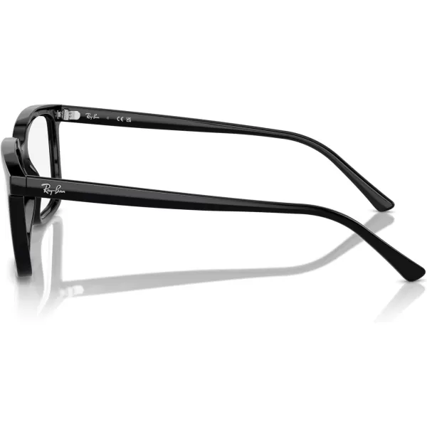 imageRayBan Rx7239 Alain Rectangular Prescription Eyewear FramesBlackDemo Lens
