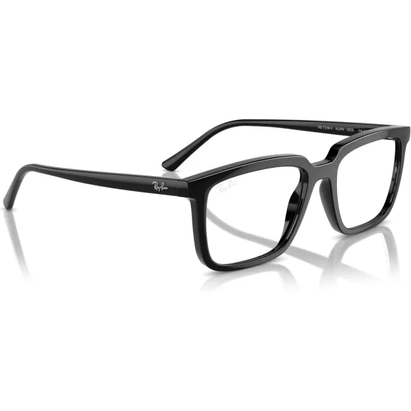 imageRayBan Rx7239 Alain Rectangular Prescription Eyewear FramesBlackDemo Lens