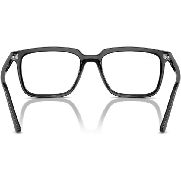 imageRayBan Rx7239 Alain Rectangular Prescription Eyewear FramesBlackDemo Lens