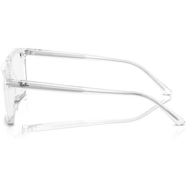 imageRayBan Rx7239 Alain Rectangular Prescription Eyewear FramesTransparentDemo Lens