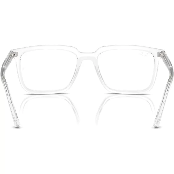 imageRayBan Rx7239 Alain Rectangular Prescription Eyewear FramesTransparentDemo Lens