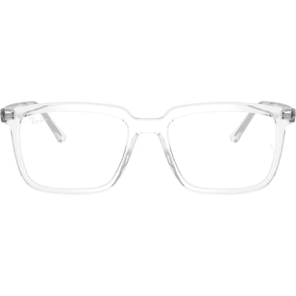 imageRayBan Rx7239 Alain Rectangular Prescription Eyewear FramesTransparentDemo Lens