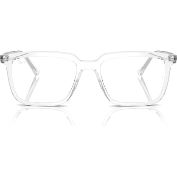 imageRayBan Rx7239 Alain Rectangular Prescription Eyewear FramesTransparentDemo Lens