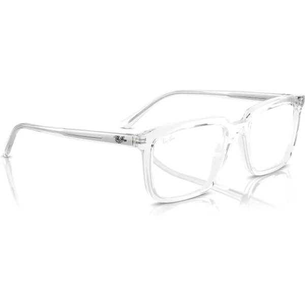 imageRayBan Rx7239 Alain Rectangular Prescription Eyewear FramesTransparentDemo Lens