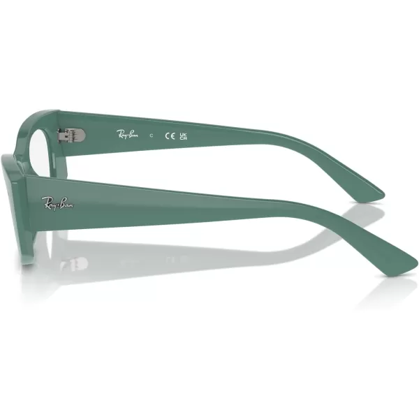 imageRayBan Rx7327 Kat Rectangular Prescription Eyewear FramesAlgae GreenDemo Lens