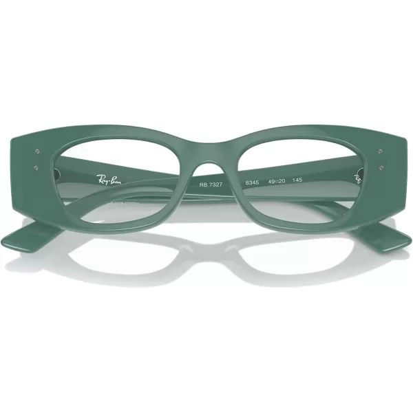 imageRayBan Rx7327 Kat Rectangular Prescription Eyewear FramesAlgae GreenDemo Lens