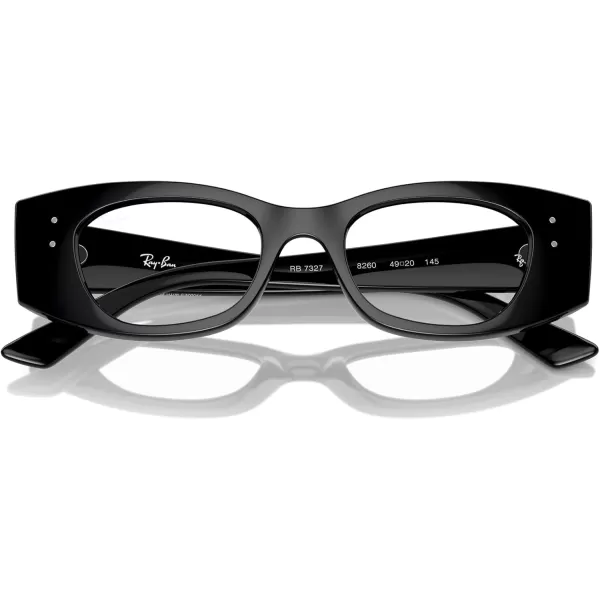 imageRayBan Rx7327 Kat Rectangular Prescription Eyewear FramesBlackDemo Lens