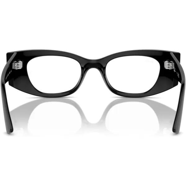 imageRayBan Rx7327 Kat Rectangular Prescription Eyewear FramesBlackDemo Lens