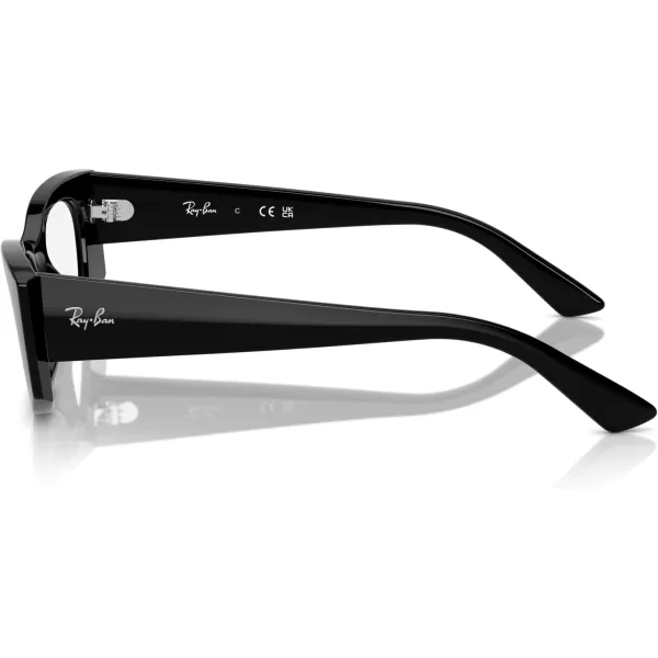 imageRayBan Rx7327 Kat Rectangular Prescription Eyewear FramesBlackDemo Lens
