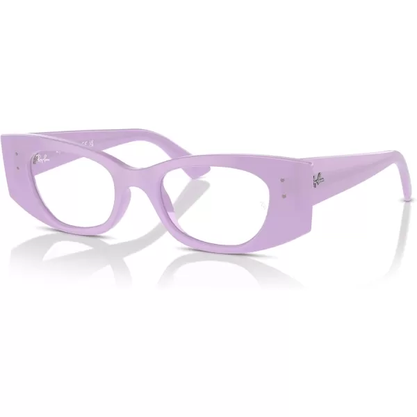 imageRayBan Rx7327 Kat Rectangular Prescription Eyewear FramesLilacDemo Lens