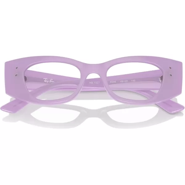 imageRayBan Rx7327 Kat Rectangular Prescription Eyewear FramesLilacDemo Lens