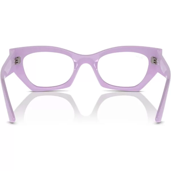 imageRayBan Rx7330f Zena Low Bridge Fit Butterfly Prescription Eyewear FramesLilacDemo Lens