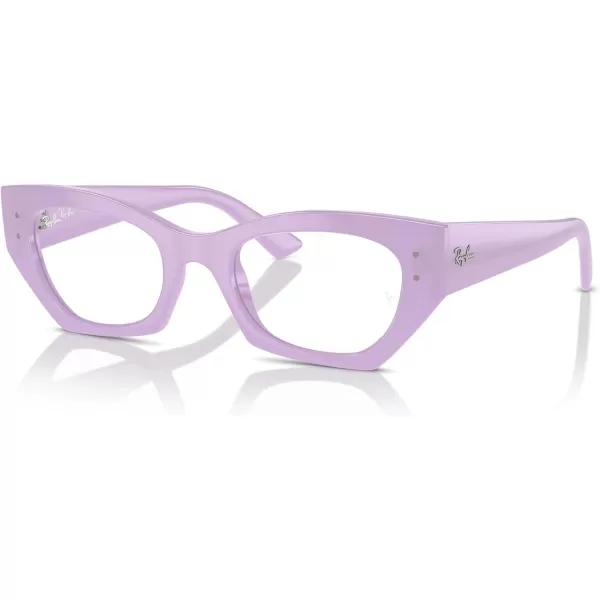 imageRayBan Rx7330f Zena Low Bridge Fit Butterfly Prescription Eyewear FramesLilacDemo Lens