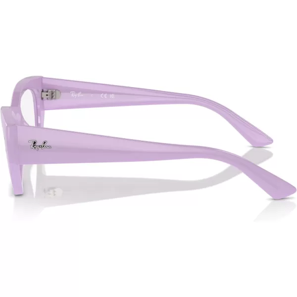imageRayBan Rx7330f Zena Low Bridge Fit Butterfly Prescription Eyewear FramesLilacDemo Lens