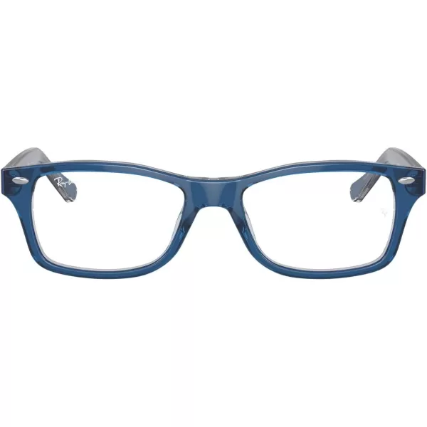 imageRayBan Ry1531 Square Prescription Eyewear FramesTop Dark BlueBrownLight GreyDemo Lens