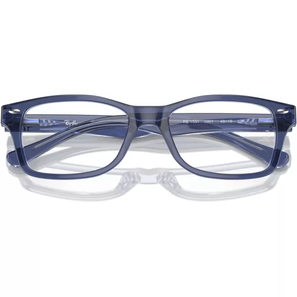 imageRayBan Ry1531 Square Prescription Eyewear FramesTop Violet on Transparent VioletDemo Lens