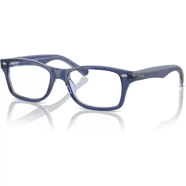 imageRayBan Ry1531 Square Prescription Eyewear FramesTop Violet on Transparent VioletDemo Lens