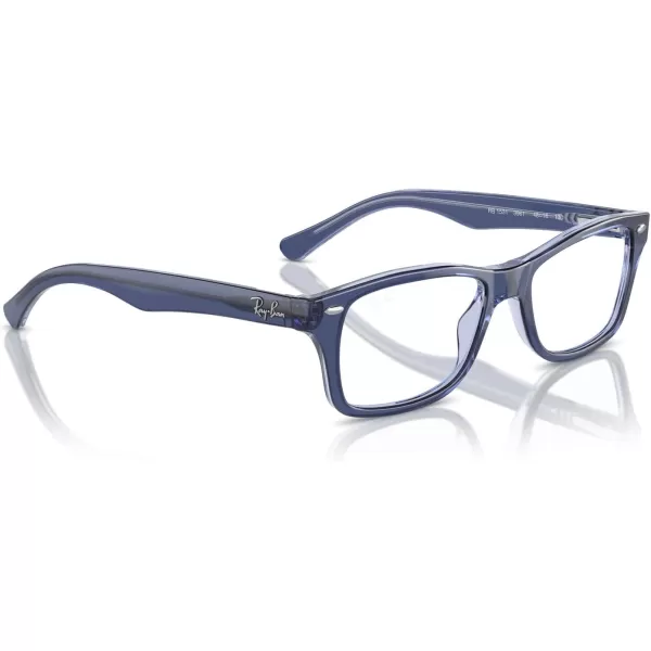 imageRayBan Ry1531 Square Prescription Eyewear FramesTop Violet on Transparent VioletDemo Lens