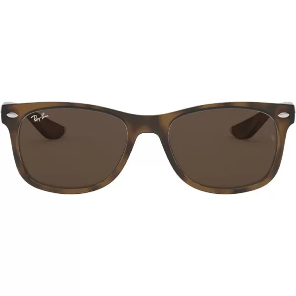 imageRayBan Kids RJ9052S New Wayfarer Square SunglassesHavanaDark Brown