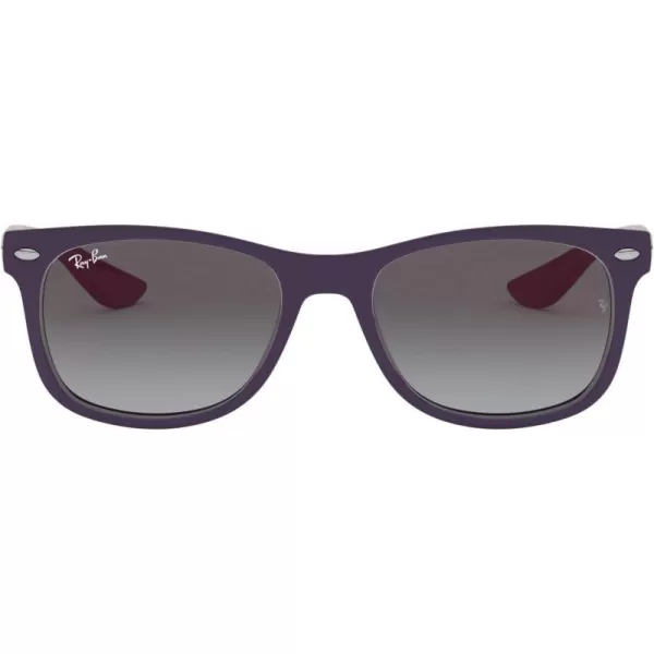 imageRayBan Kids RJ9052S New Wayfarer Square SunglassesVioletLight Grey Gradient Dark Grey