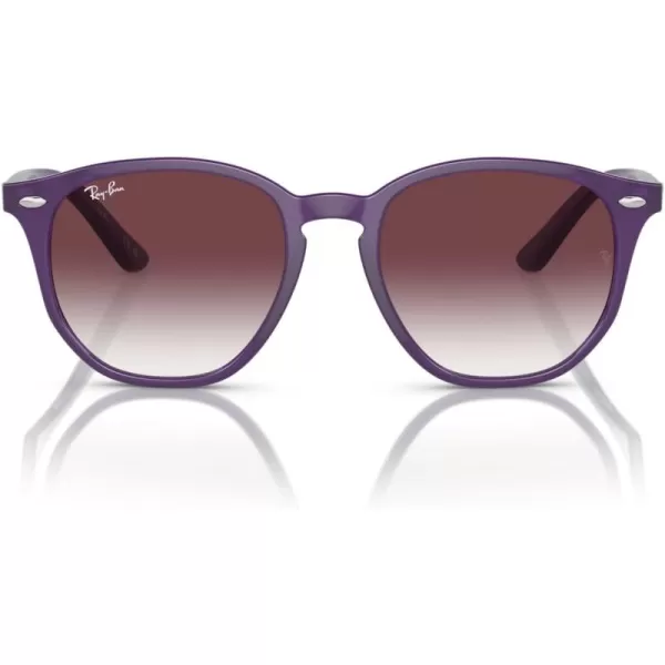 imageRayBan Kids RJ9070S Round SunglassesOpal VioletGrey Gradient Violet