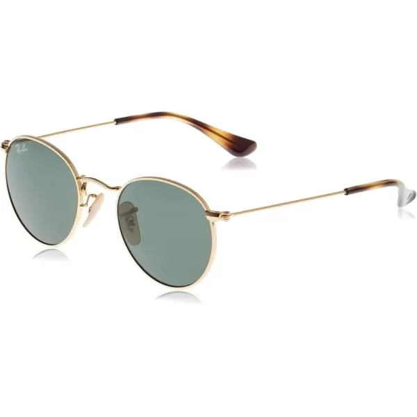 imageRayBan Kids RJ9547S Metal Round SunglassesAristaDark Green