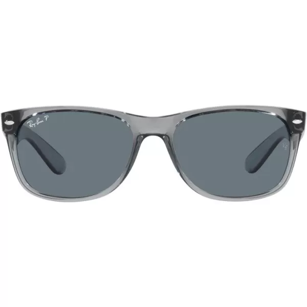 Transparent Grey/Dark Blue Polarized