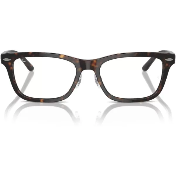 imageRayBan Rx5426d Rectangular Prescription Eyewear FramesHavanaDemo Lens