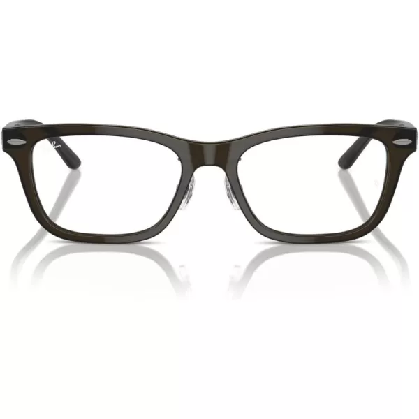 imageRayBan Rx5426d Rectangular Prescription Eyewear FramesTransparent GreenDemo Lens