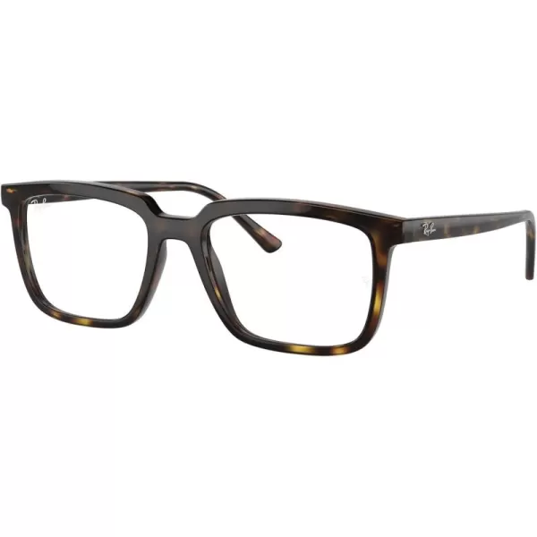 imageRayBan Rx7239 Alain Rectangular Prescription Eyewear FramesHavanaDemo Lens