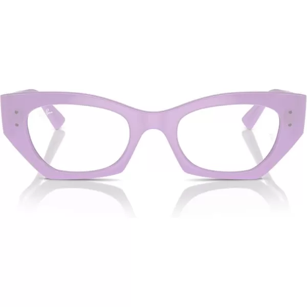 imageRayBan Rx7330f Zena Low Bridge Fit Butterfly Prescription Eyewear FramesLilacDemo Lens