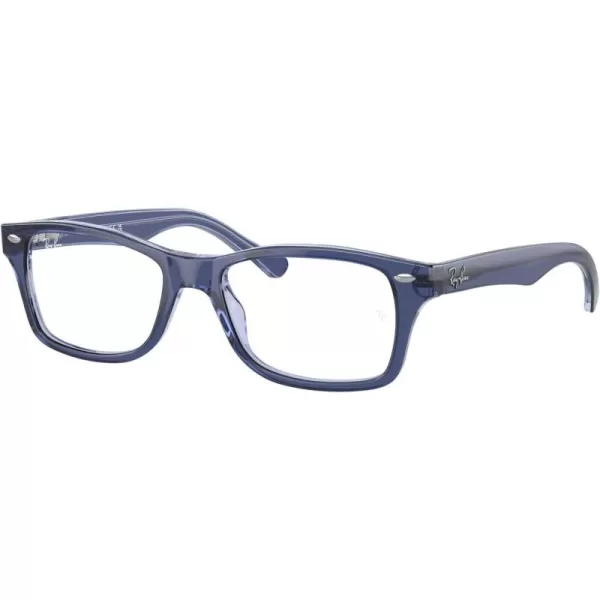 imageRayBan Ry1531 Square Prescription Eyewear FramesTop Violet on Transparent VioletDemo Lens