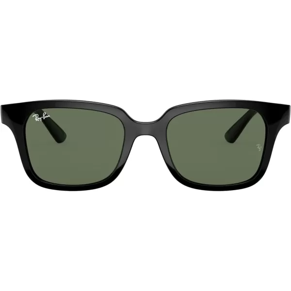 imageRayBan Kids RJ9071S Square SunglassesBlackDark Green