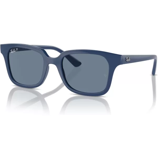 imageRayBan Kids RJ9071S Square SunglassesBlueDark Blue Polarized